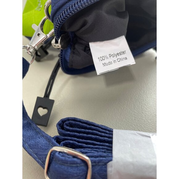 Glove it Augusta Double Zipper Bag One Size Blue Green Polyester Golf Active NEW - Picture 4 of 7